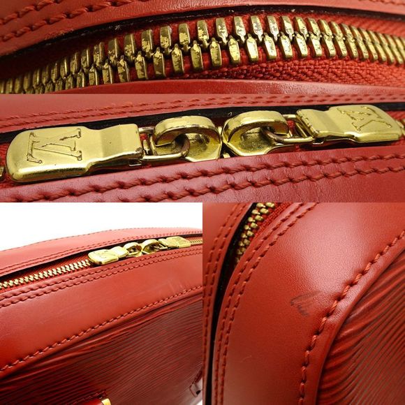 Louis Vuitton Epi Sablon Castilian Red Handbag - Picture 4 of 8